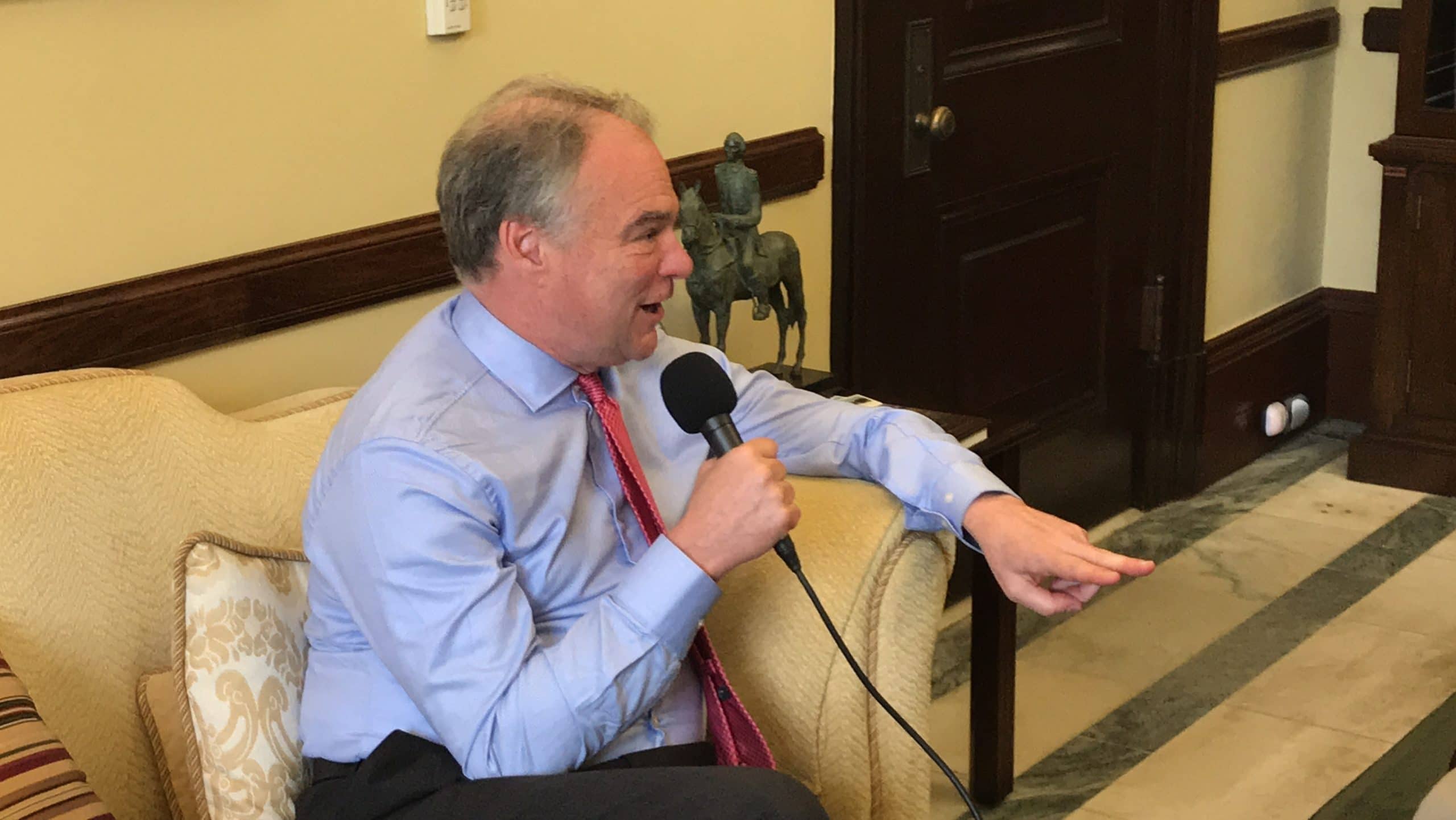 Thumbnail for Press Release: SEN. TIM KAINE ROCKS OUT ON ‘ROCKIN’ THE SUBURBS’ PODCAST