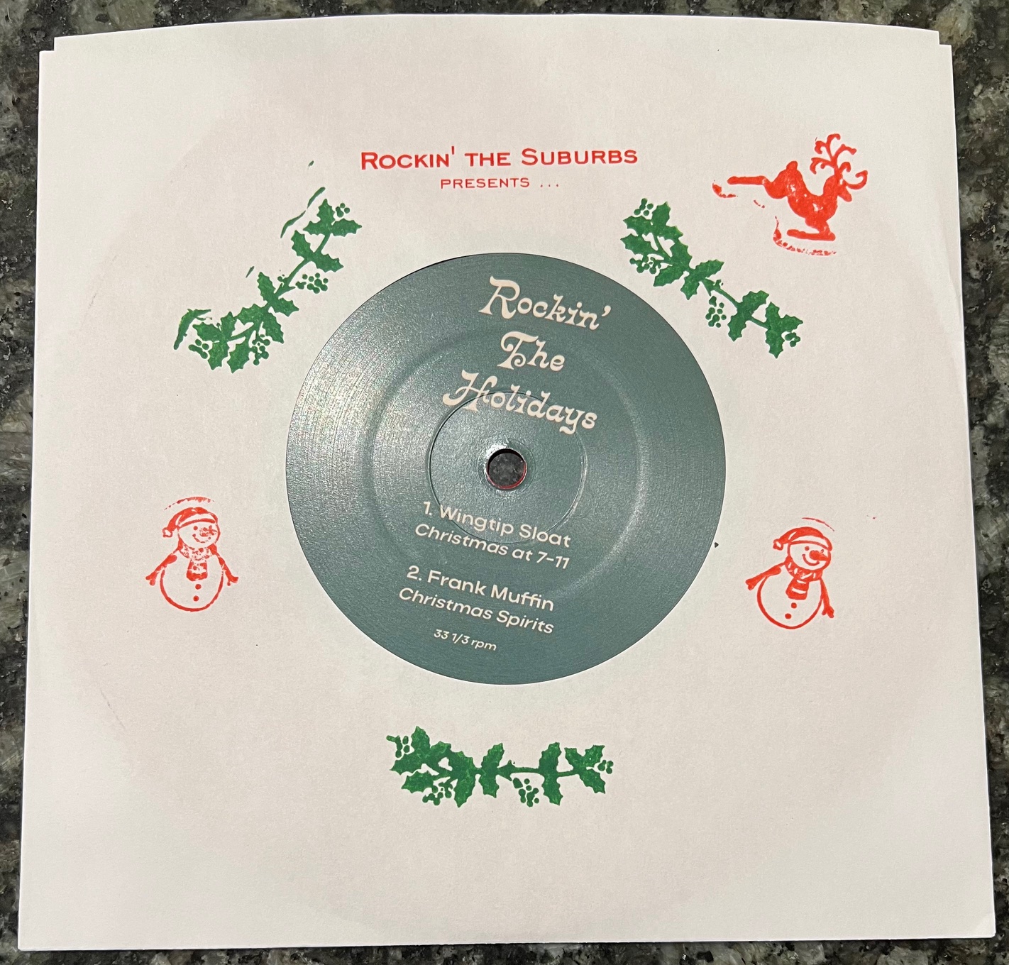 Rockin' the Holidays 7" single